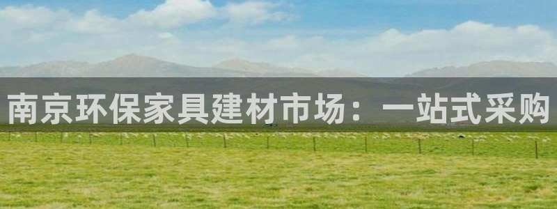 沐鸣2平台待遇：南京环保家具建材市场：一站式采购